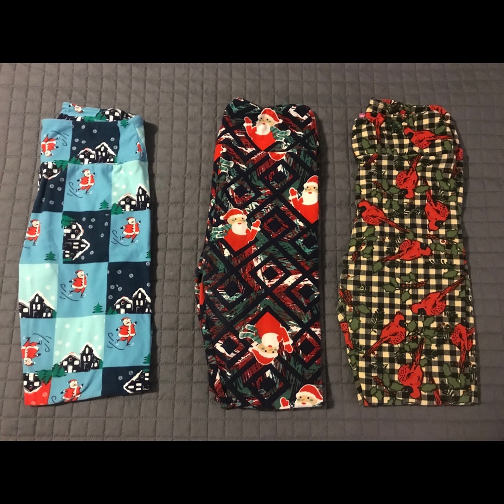 3 Pair LuLaRoe OS leggings